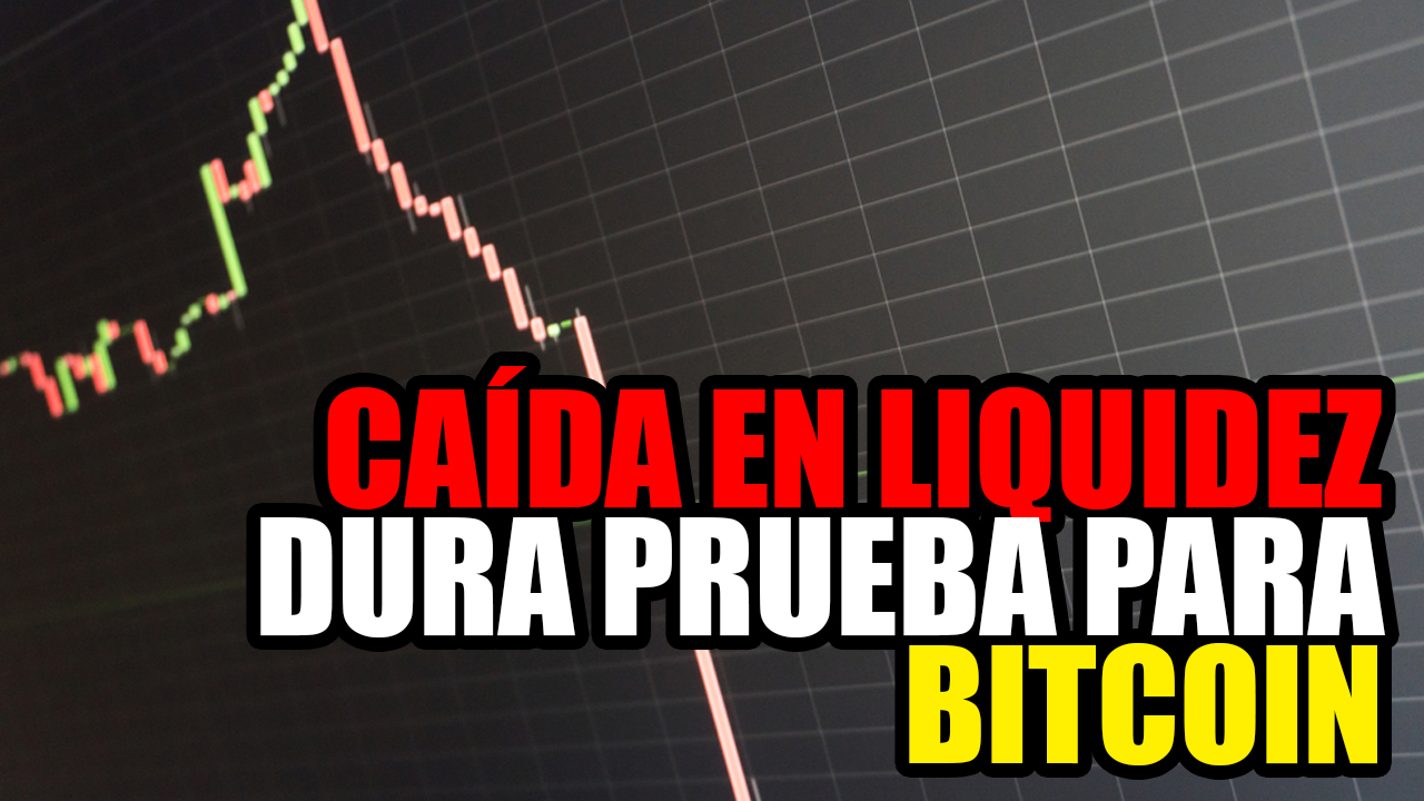 Retroceso de Bitcoin estaba anunciado, se enfrenta a una prueba potencial de caída en liquidez del mercado