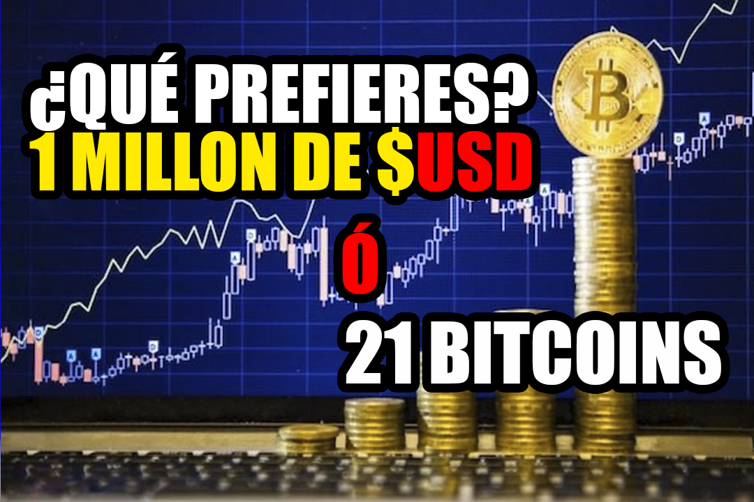 21 Bitcoins (BTC) ahora valen más de un millón de dólares, ¿cuál prefieres tener?
