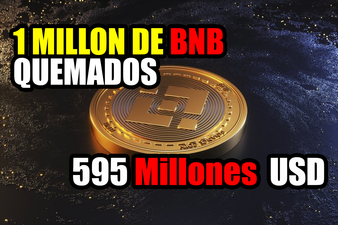 Binance quema un millón de tokens BNB.