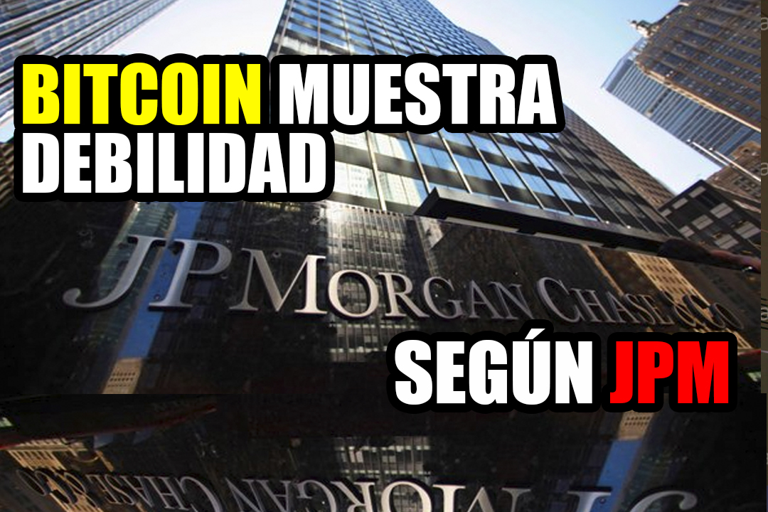 JPMorgan dice que Bitcoin está mostrando ‘debilidad’ a medida que caen las entradas de fondos