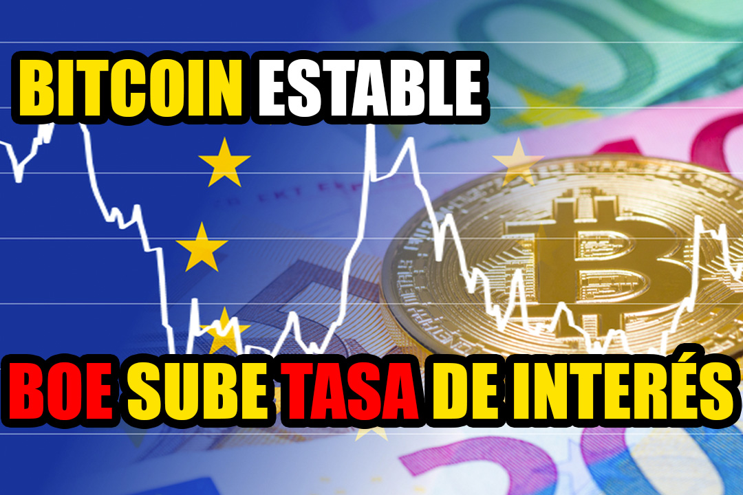 Bitcoin se mantiene estable mientras el BOE sube la tasa de interés, el BCE reducirá el estímulo de la era de la crisis