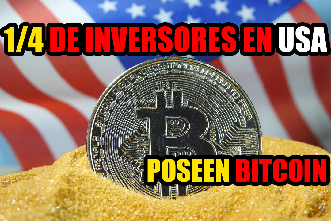 Una cuarta parte de los inversores estadounidenses poseen Bitcoin, más de la mitad comprado este año