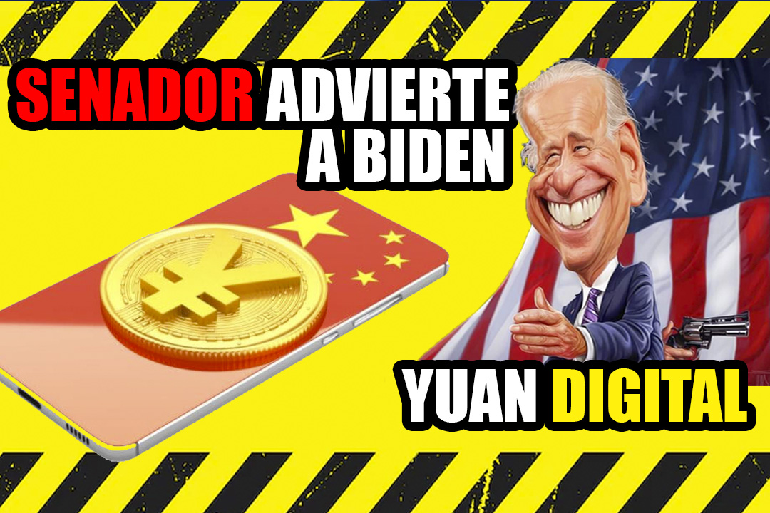 Senador advierte Biden sobre lanzamiento del yuan digital en Juegos Olímpicos de Beijing