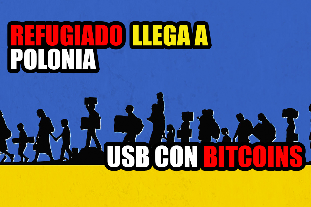 Refugiado ucraniano con $ 2,000 en Bitcoin llega a Polonia