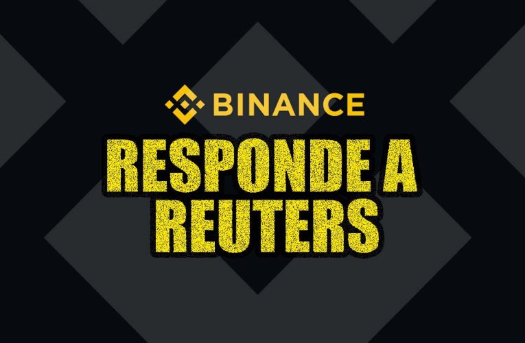 Binance dice que investigación de Reuters es una falsa narrativa