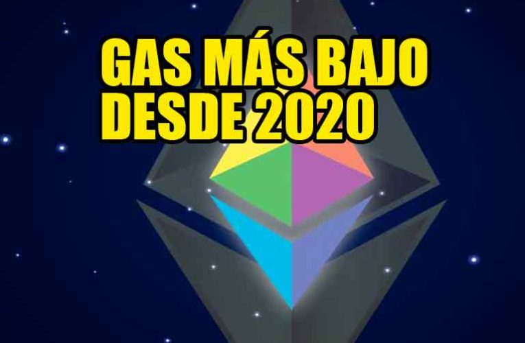 La tarifa promedio de gas de Ethereum cae a $ 1.57, la más baja desde 2020